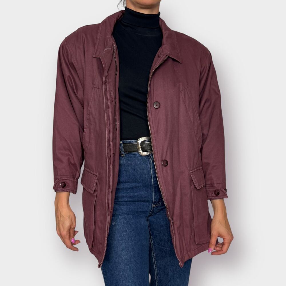 90s Towne London Fog Mauve Chore‎ Coat